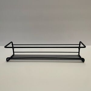 Simple Black Spice Racks (Set of 2)